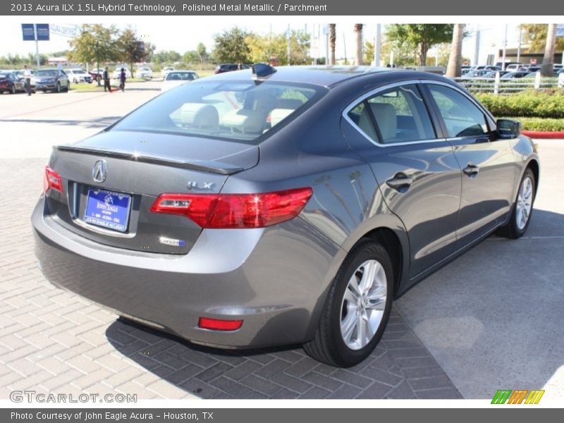 Polished Metal Metallic / Parchment 2013 Acura ILX 1.5L Hybrid Technology