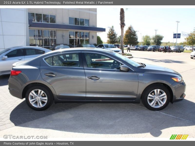 Polished Metal Metallic / Parchment 2013 Acura ILX 1.5L Hybrid Technology