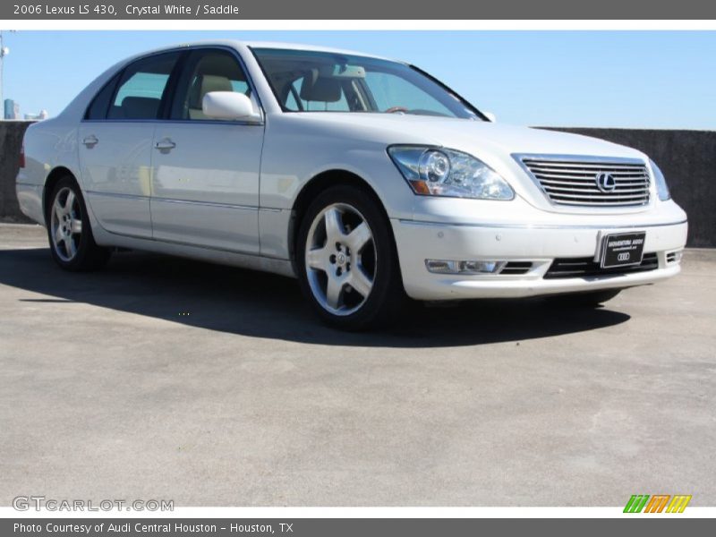 Crystal White / Saddle 2006 Lexus LS 430