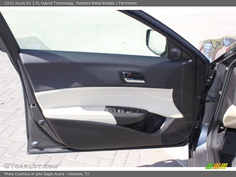 Polished Metal Metallic / Parchment 2013 Acura ILX 1.5L Hybrid Technology