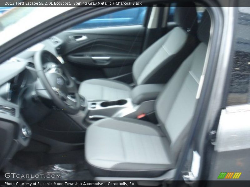 Sterling Gray Metallic / Charcoal Black 2013 Ford Escape SE 2.0L EcoBoost