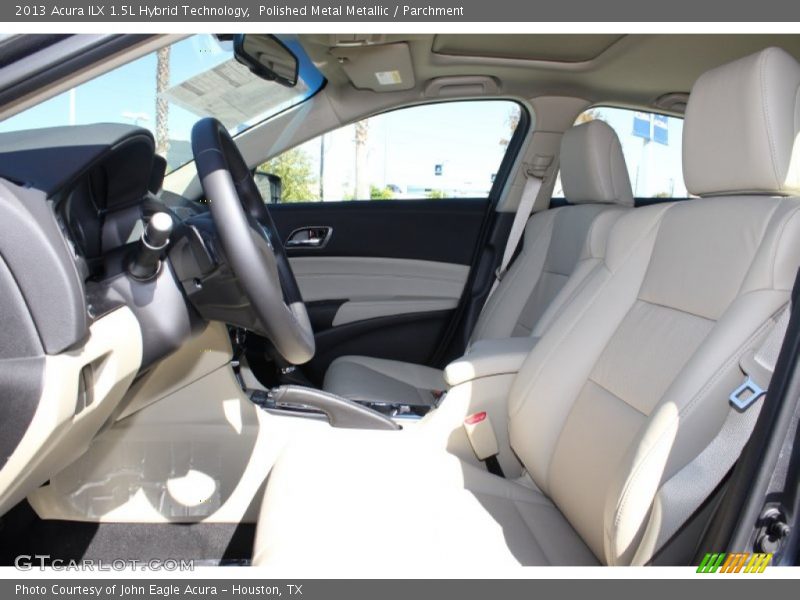 Polished Metal Metallic / Parchment 2013 Acura ILX 1.5L Hybrid Technology