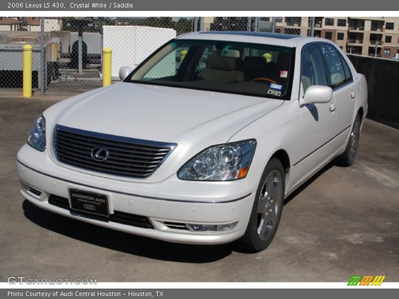 Crystal White / Saddle 2006 Lexus LS 430