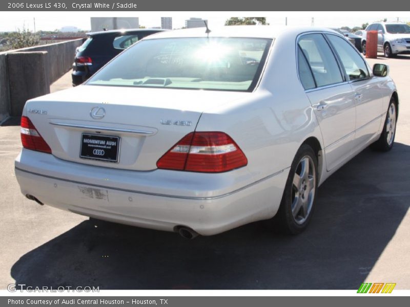 Crystal White / Saddle 2006 Lexus LS 430