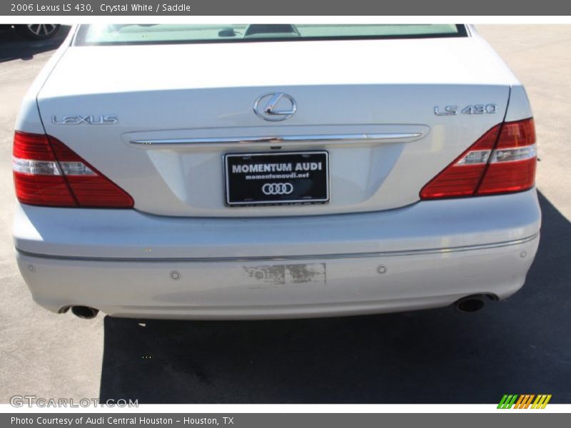 Crystal White / Saddle 2006 Lexus LS 430