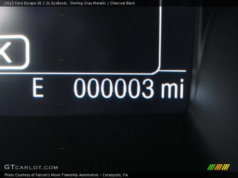 Sterling Gray Metallic / Charcoal Black 2013 Ford Escape SE 2.0L EcoBoost