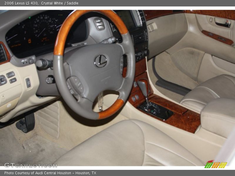 Crystal White / Saddle 2006 Lexus LS 430
