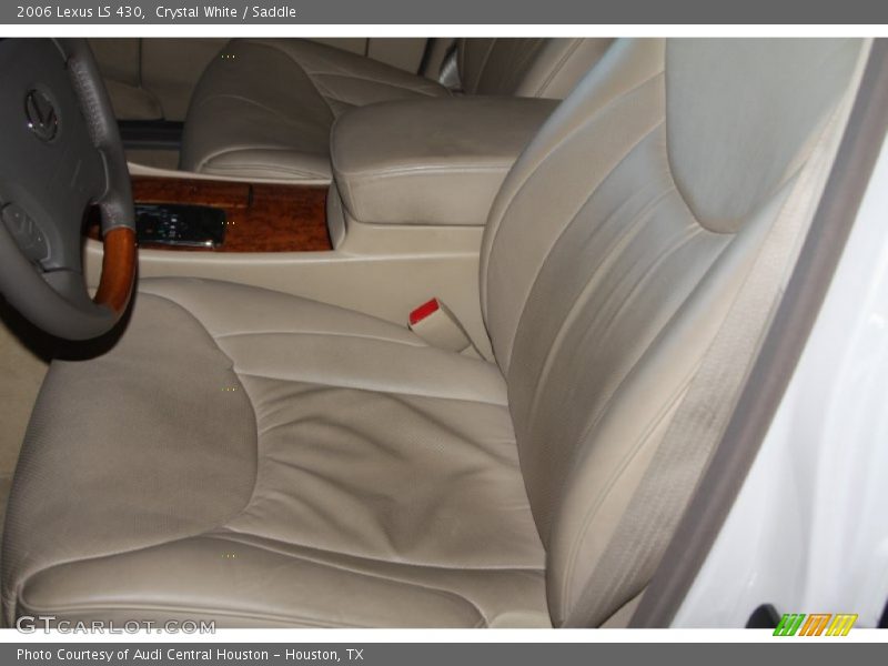 Crystal White / Saddle 2006 Lexus LS 430