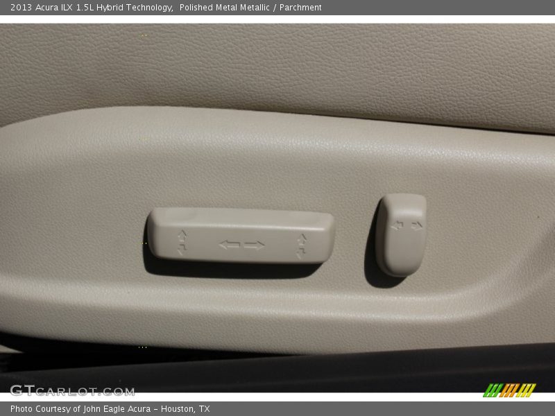 Polished Metal Metallic / Parchment 2013 Acura ILX 1.5L Hybrid Technology