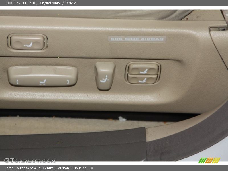 Crystal White / Saddle 2006 Lexus LS 430