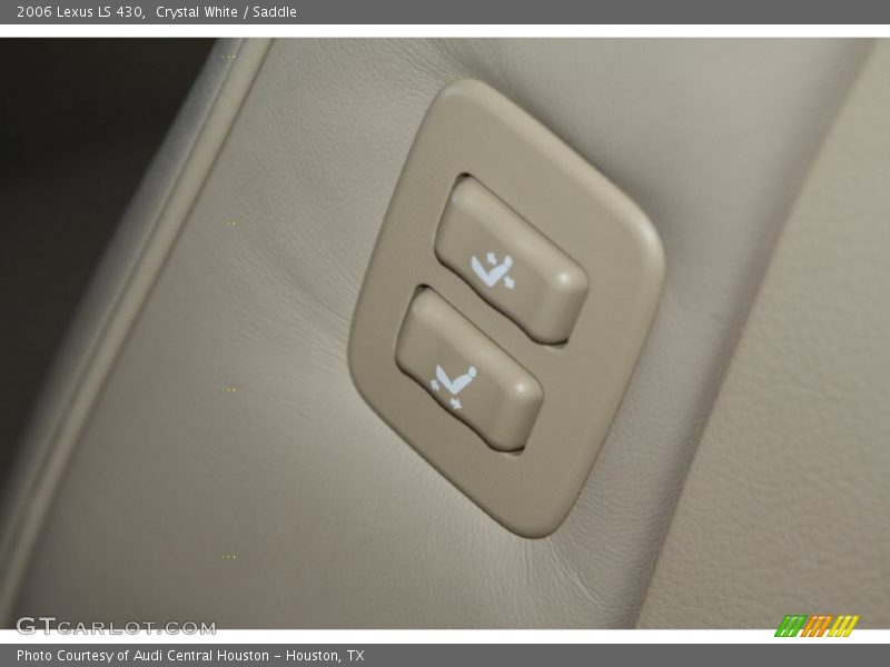 Crystal White / Saddle 2006 Lexus LS 430