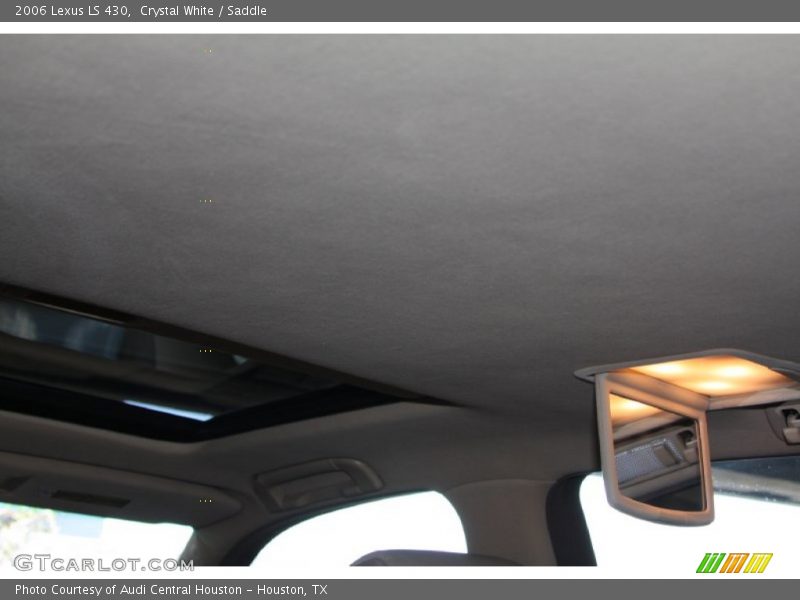 Crystal White / Saddle 2006 Lexus LS 430