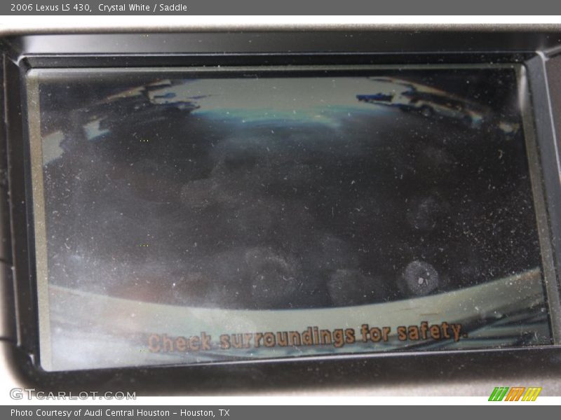Crystal White / Saddle 2006 Lexus LS 430