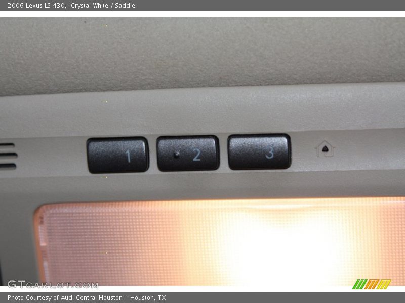 Crystal White / Saddle 2006 Lexus LS 430