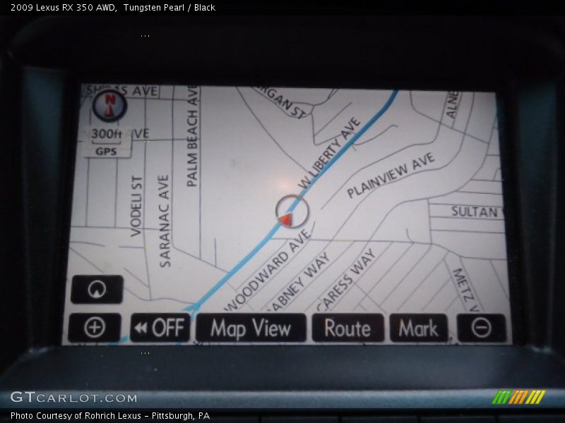 Tungsten Pearl / Black 2009 Lexus RX 350 AWD