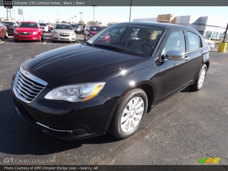 Black / Black 2013 Chrysler 200 Limited Sedan