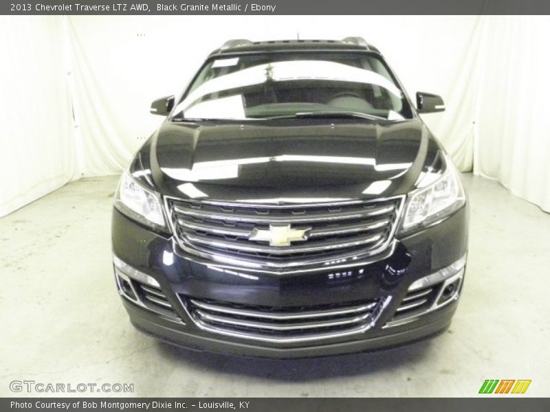 Black Granite Metallic / Ebony 2013 Chevrolet Traverse LTZ AWD