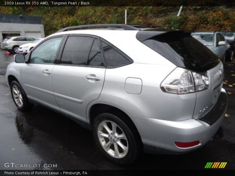 Tungsten Pearl / Black 2009 Lexus RX 350 AWD