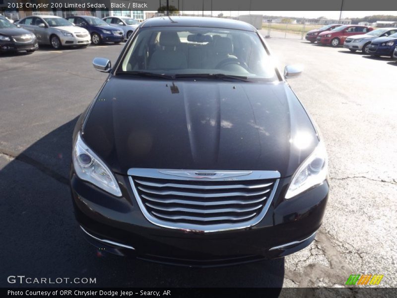 Black / Black 2013 Chrysler 200 Limited Sedan