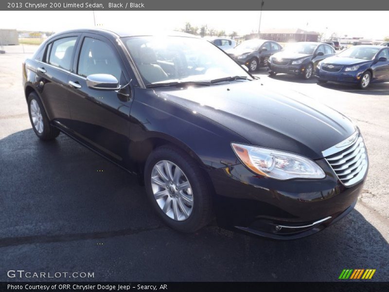Black / Black 2013 Chrysler 200 Limited Sedan