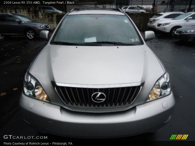 Tungsten Pearl / Black 2009 Lexus RX 350 AWD
