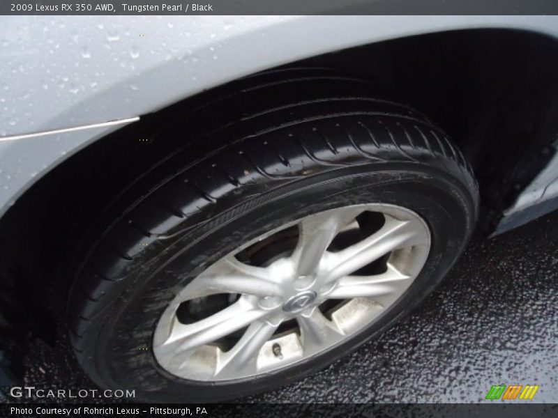 Tungsten Pearl / Black 2009 Lexus RX 350 AWD