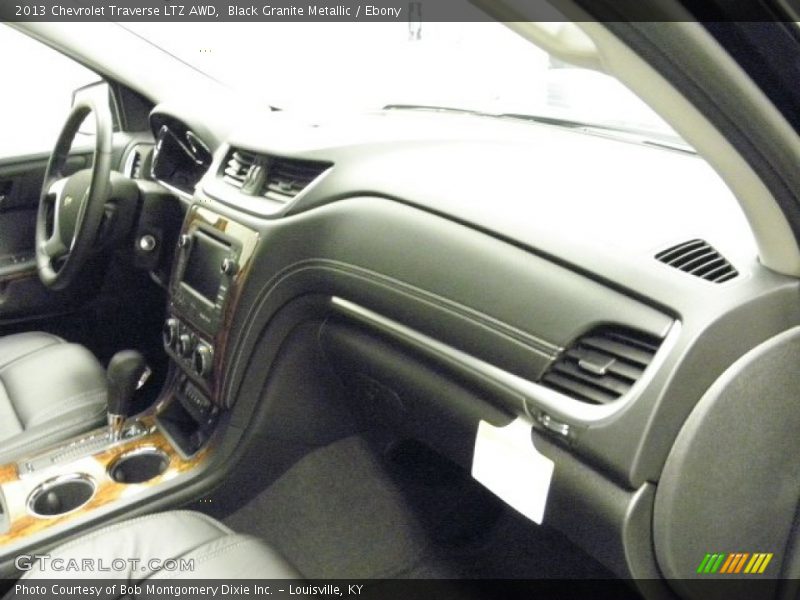 Black Granite Metallic / Ebony 2013 Chevrolet Traverse LTZ AWD