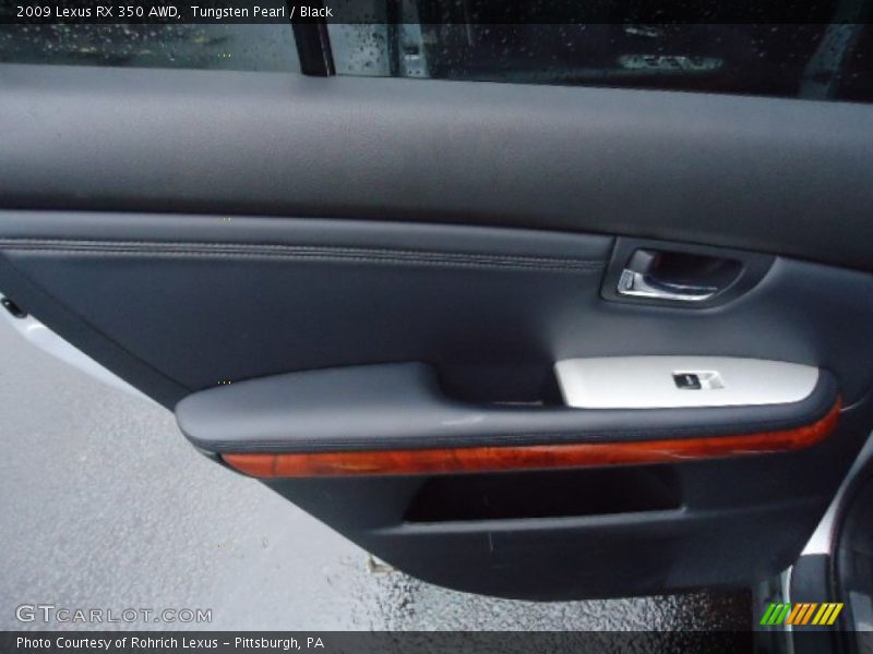 Tungsten Pearl / Black 2009 Lexus RX 350 AWD