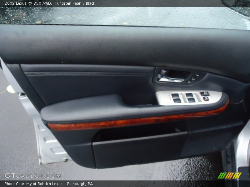 Tungsten Pearl / Black 2009 Lexus RX 350 AWD