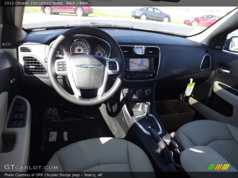 Black / Black 2013 Chrysler 200 Limited Sedan