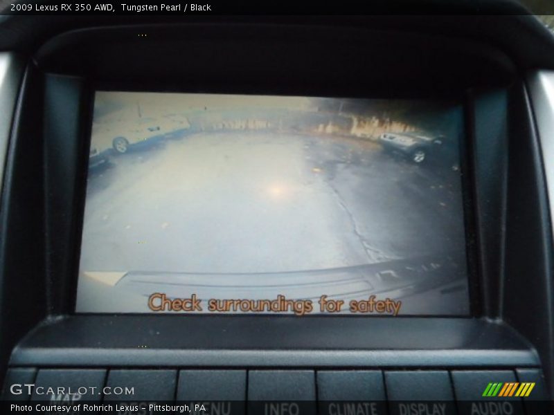 Tungsten Pearl / Black 2009 Lexus RX 350 AWD