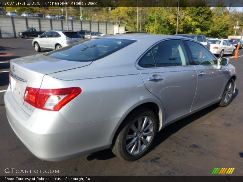 Tungsten Silver Metallic / Black 2007 Lexus ES 350