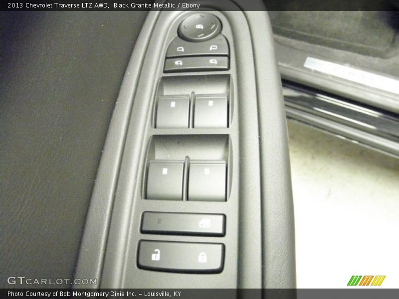 Black Granite Metallic / Ebony 2013 Chevrolet Traverse LTZ AWD