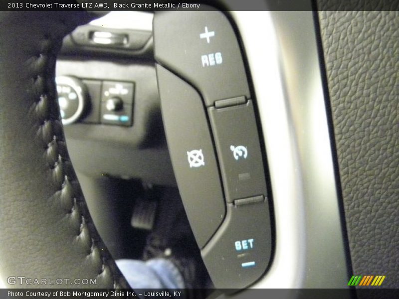 Black Granite Metallic / Ebony 2013 Chevrolet Traverse LTZ AWD