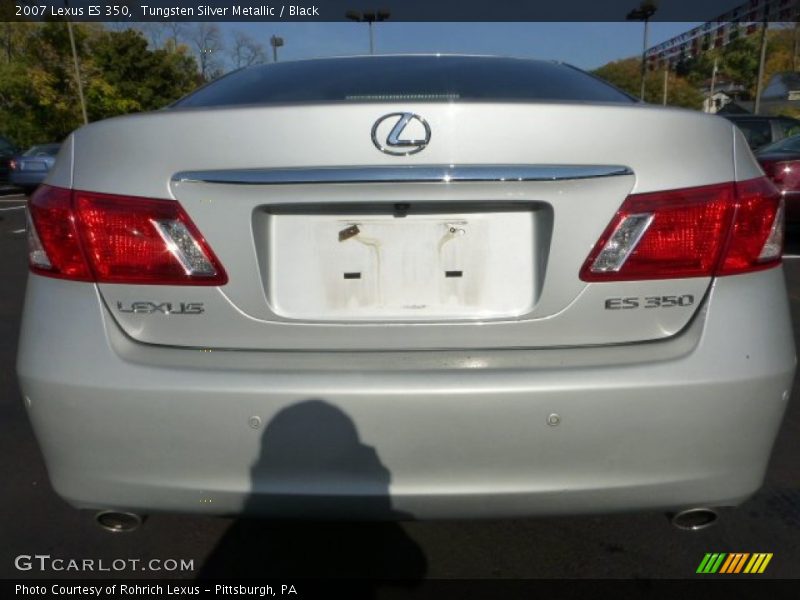 Tungsten Silver Metallic / Black 2007 Lexus ES 350