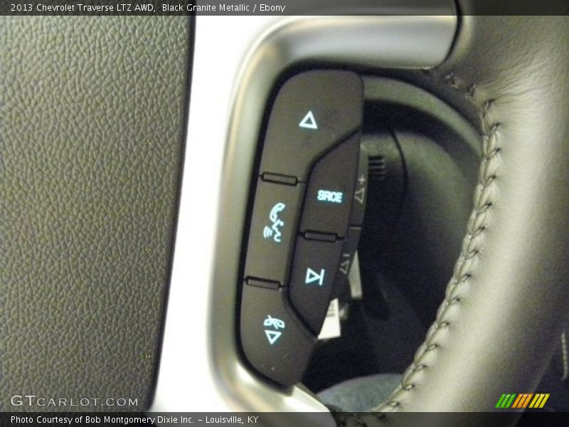 Black Granite Metallic / Ebony 2013 Chevrolet Traverse LTZ AWD
