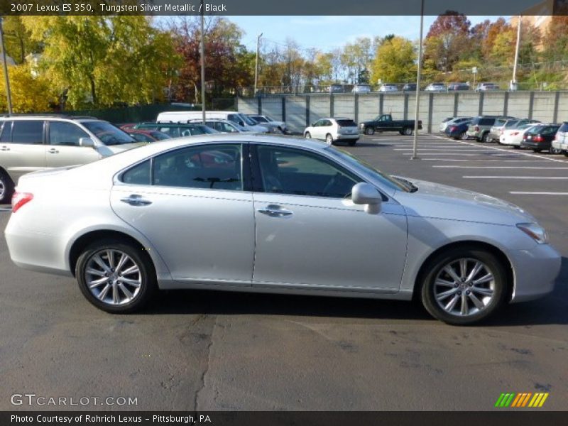 Tungsten Silver Metallic / Black 2007 Lexus ES 350