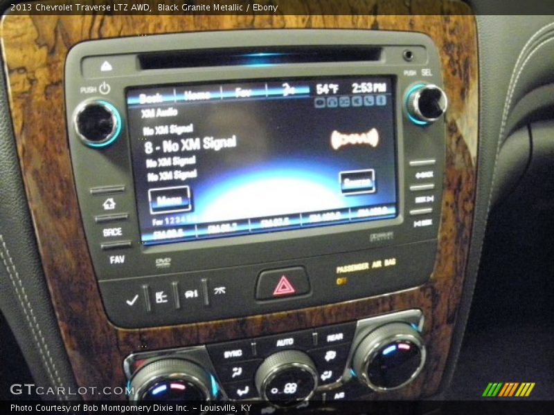 Black Granite Metallic / Ebony 2013 Chevrolet Traverse LTZ AWD
