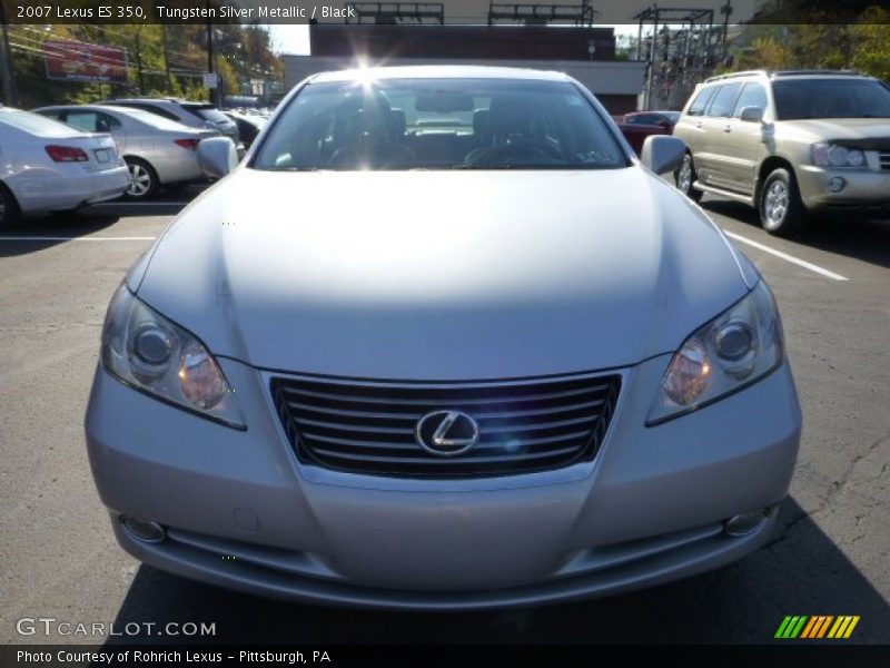 Tungsten Silver Metallic / Black 2007 Lexus ES 350