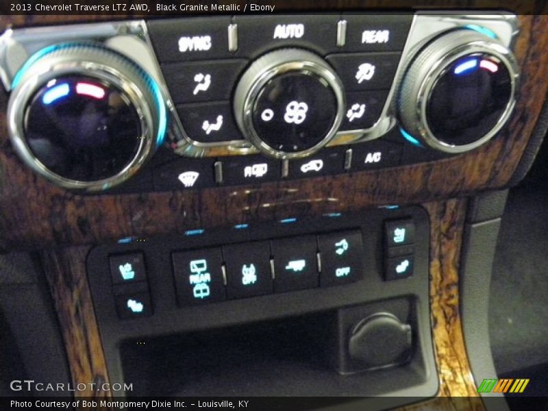 Black Granite Metallic / Ebony 2013 Chevrolet Traverse LTZ AWD