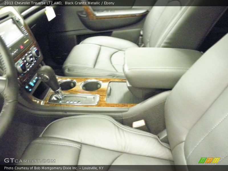 Black Granite Metallic / Ebony 2013 Chevrolet Traverse LTZ AWD