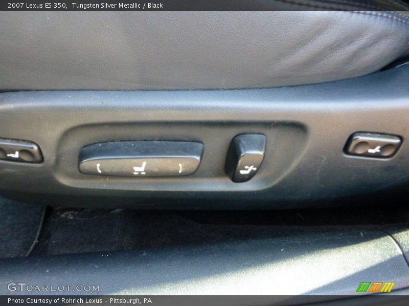 Tungsten Silver Metallic / Black 2007 Lexus ES 350