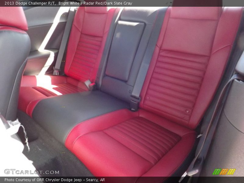 Rear Seat of 2013 Challenger R/T