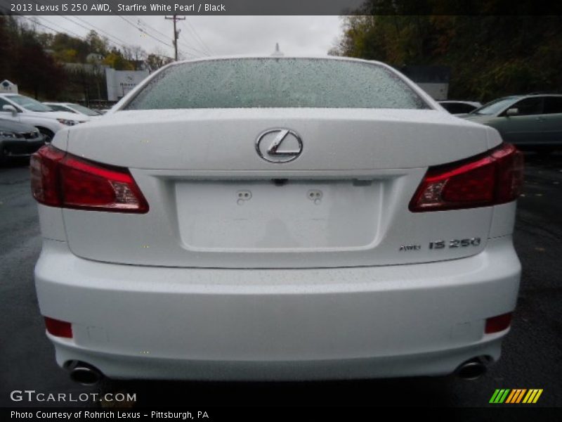 Starfire White Pearl / Black 2013 Lexus IS 250 AWD