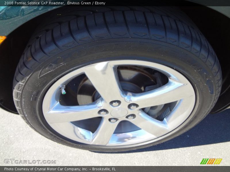 Envious Green / Ebony 2008 Pontiac Solstice GXP Roadster