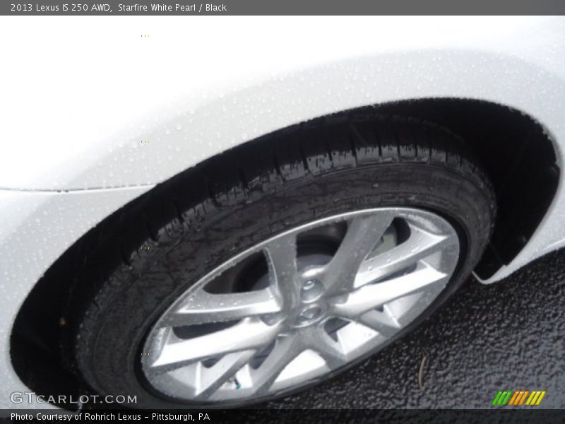 Starfire White Pearl / Black 2013 Lexus IS 250 AWD