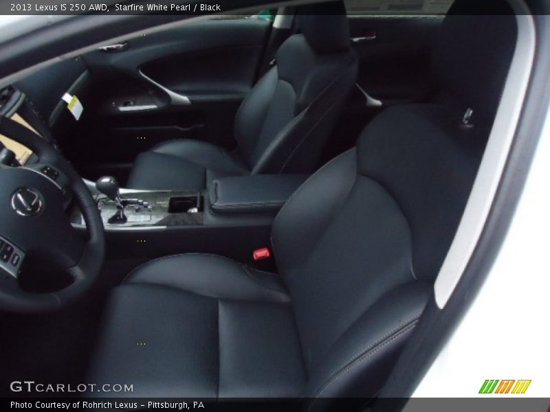 Starfire White Pearl / Black 2013 Lexus IS 250 AWD