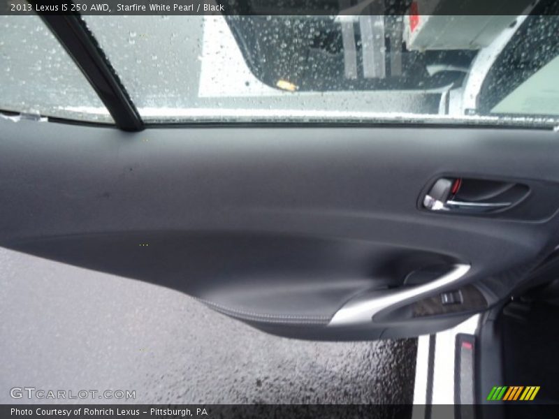 Starfire White Pearl / Black 2013 Lexus IS 250 AWD