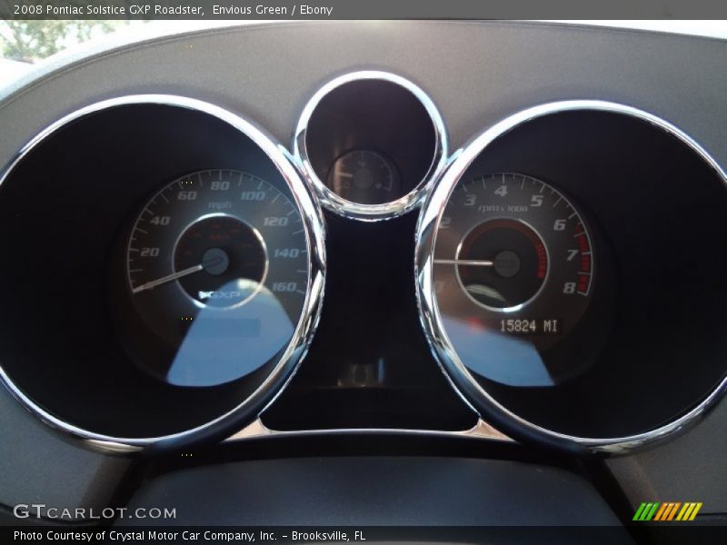 Envious Green / Ebony 2008 Pontiac Solstice GXP Roadster