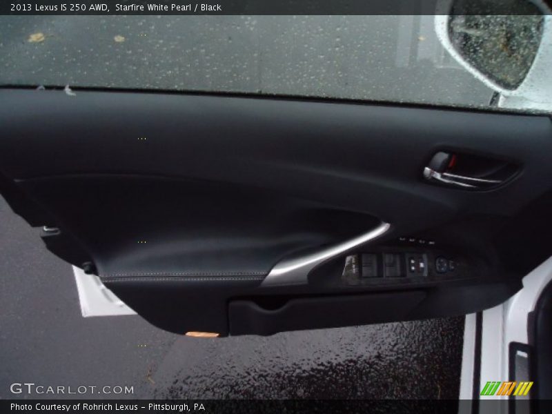 Starfire White Pearl / Black 2013 Lexus IS 250 AWD